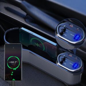 Wireless charging gap storage box